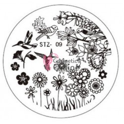 Matrita de Unghii din metal rotunda 5,6cm STZ 09